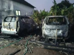 3 Unit Mobil Hangus Terbakar di Lahan Parkir Sewa di Pasuruan