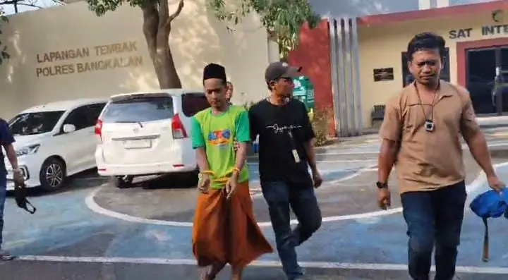 Cemburu Membara, Pria Bangkalan Bacok Tetangga