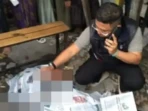 Pria Misterius Tewas Dibacok di Depan Warkop Surabaya
