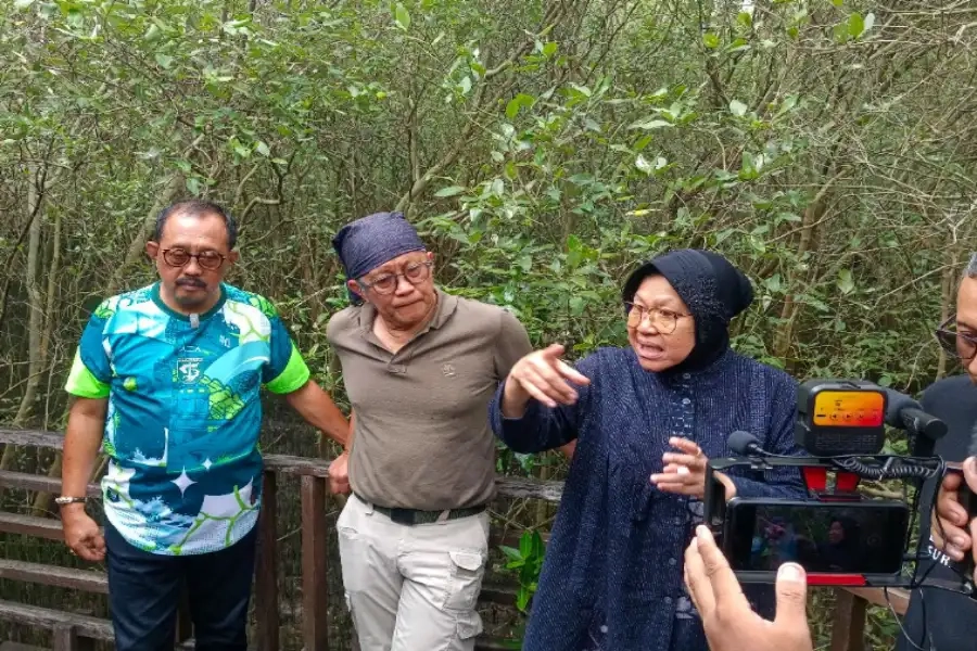 Rocky–Risma Soroti Peran Mangrove Surabaya