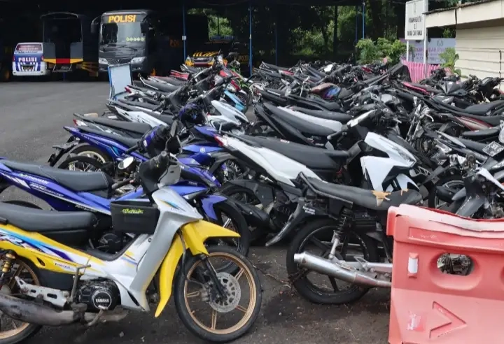 62 Motor Diamankan, Pemilik Diminta Cek