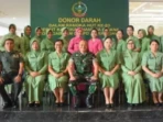 HUT Persit ke-80, Korem 082 Gelar Donor Darah