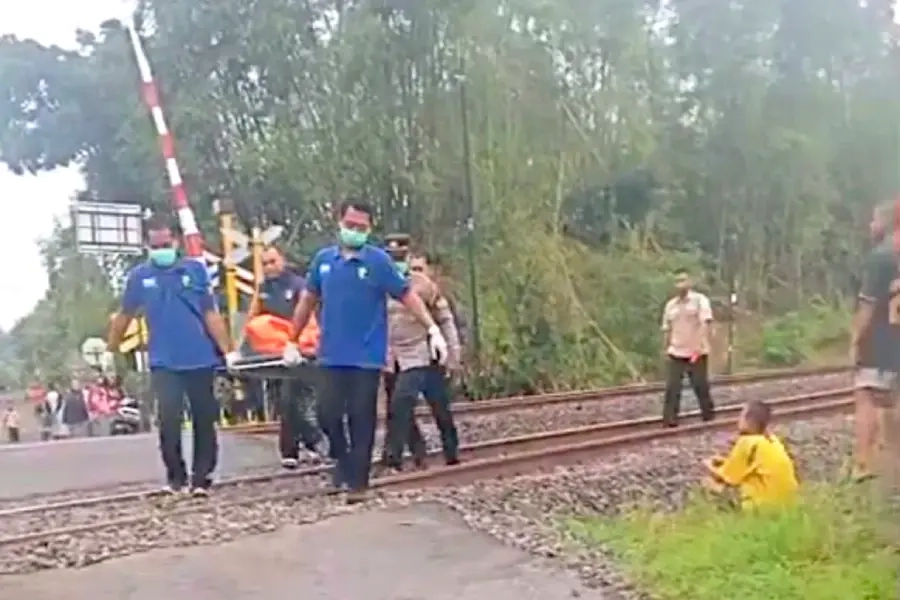 Kakek Tewas Tertabrak KA Mutiara Selatan di Ngawi