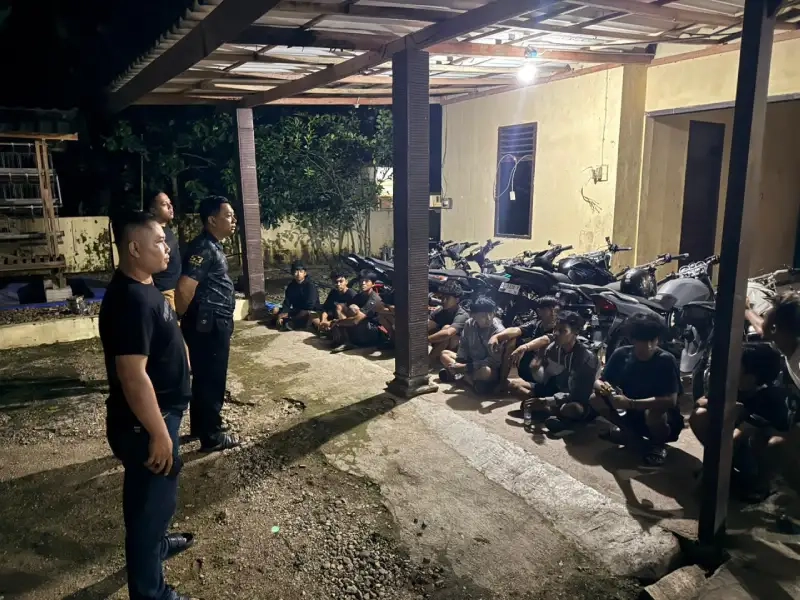 Polisi Amankan 13 Motor Usai Balap Liar Ngadirojo