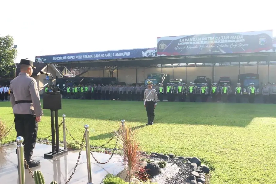 Polres Mojokerto Kota Gelar Operasi Keselamatan Semeru 2026