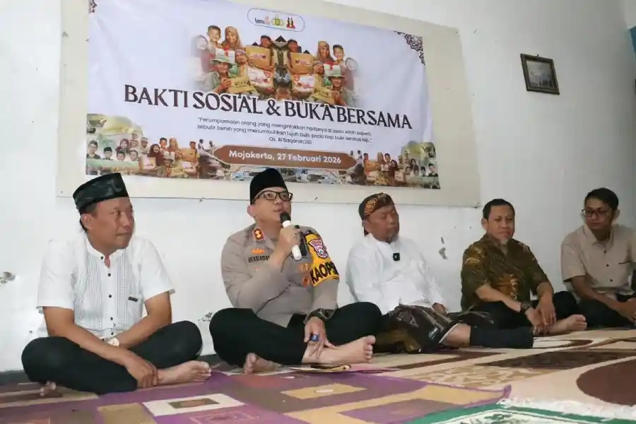 Polres Mojokerto Kota Santuni Anak Yatim Ramadan