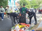 Relawan NSR Bersihkan Sampah Mujahadah NU di Malang