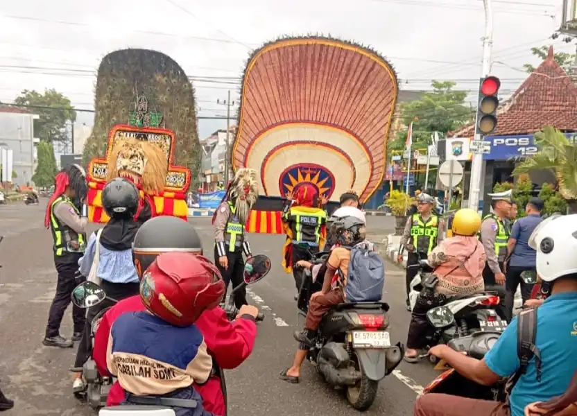 Reog Turun Jalan, Kampanye Lalu Lintas