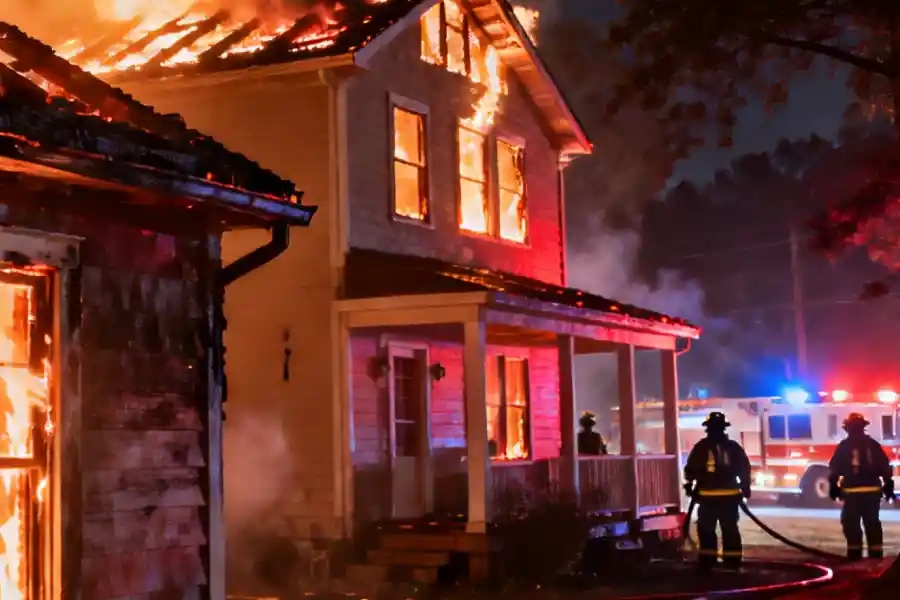 Rumah Terbakar, Satu Tewas di Sumberrejo