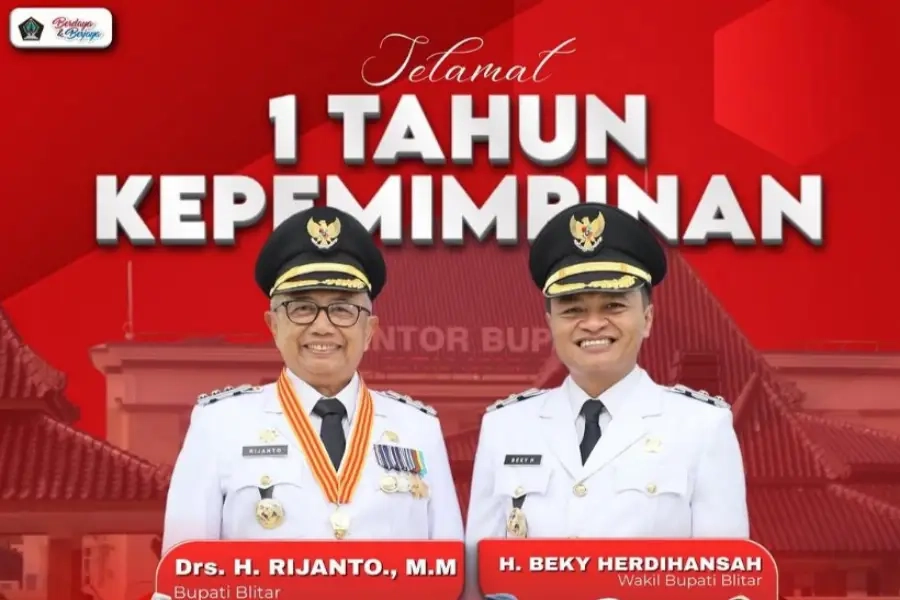 Satu Tahun Rijanto-Beky Bangun Fondasi Blitar
