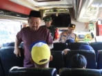 750 Warga Gresik Mudik Gratis, 15 Bus Diberangkatkan