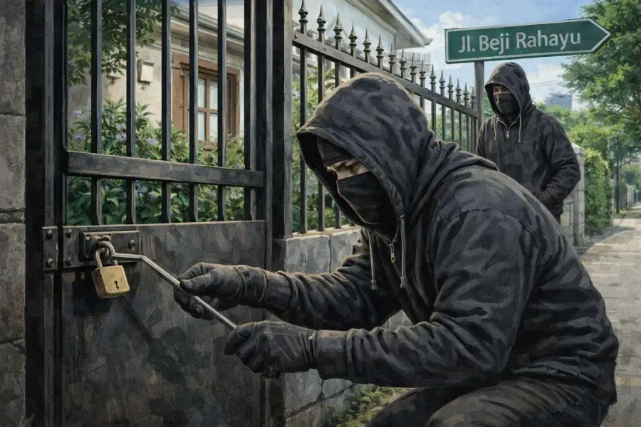 Gagal Bobol Rumah, Dua Pelaku Dihajar Massa