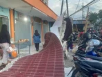Kanopi Pasar Ploso Ambruk Usai Proyek Rp3,9 M