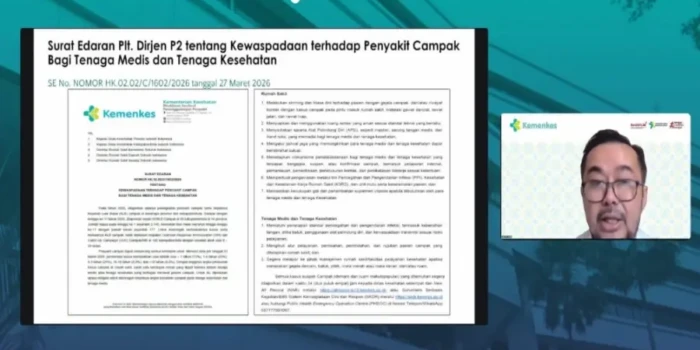 Kemenkes Waspadai Campak, Nakes Jadi Fokus Utama