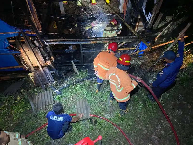 Korsleting Diduga Picu Kebakaran Kandang Ayam Pacitan