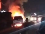 Mobil Keluarga Terbakar, Kerugian Capai Rp300 Juta