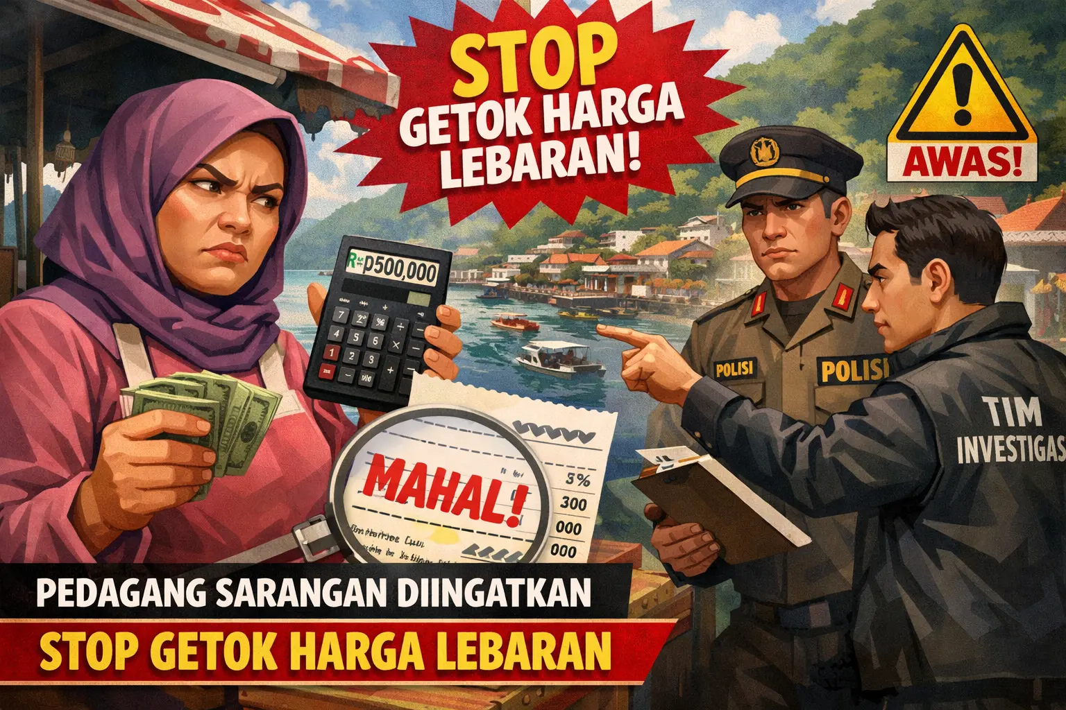 Pedagang Sarangan Diingatkan Stop Getok Harga Lebaran