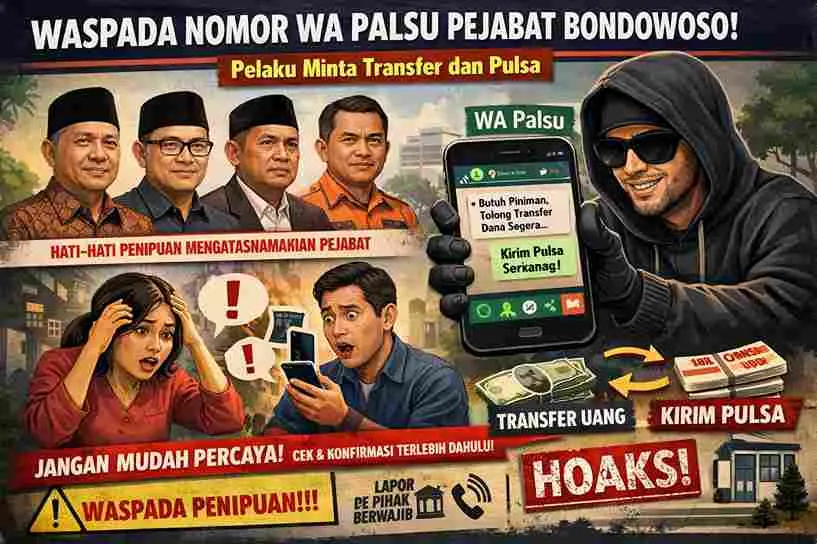 Penipuan WA Pejabat Bondowoso Kian Masif