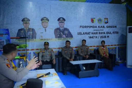 Polisi Gresik Siagakan Posyan dan Pospam Mudik