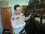Polres Gresik Sidak Senjata Api Jelang Lebaran