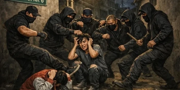 Remaja Dibacok Brutal, Gangster Beraksi Saat Takbiran