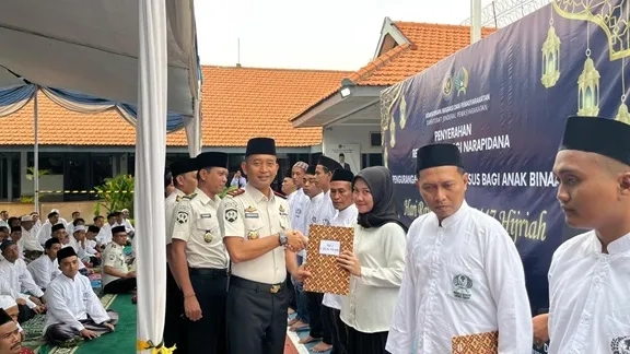 Remisi Lebaran, 248 Napi Lapas Tuban Dipotong Masa Tahanan