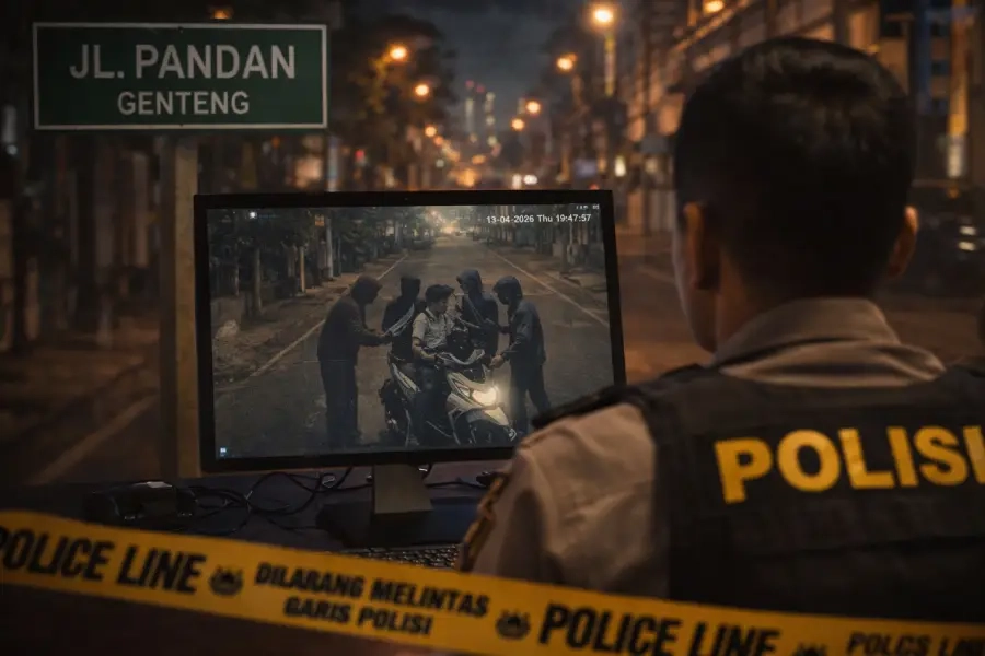 Begal Genteng Brutal, Pelajar Dianiaya Motor Dirampas