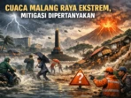 Cuaca Malang Raya Ekstrem, Mitigasi Dipertanyakan