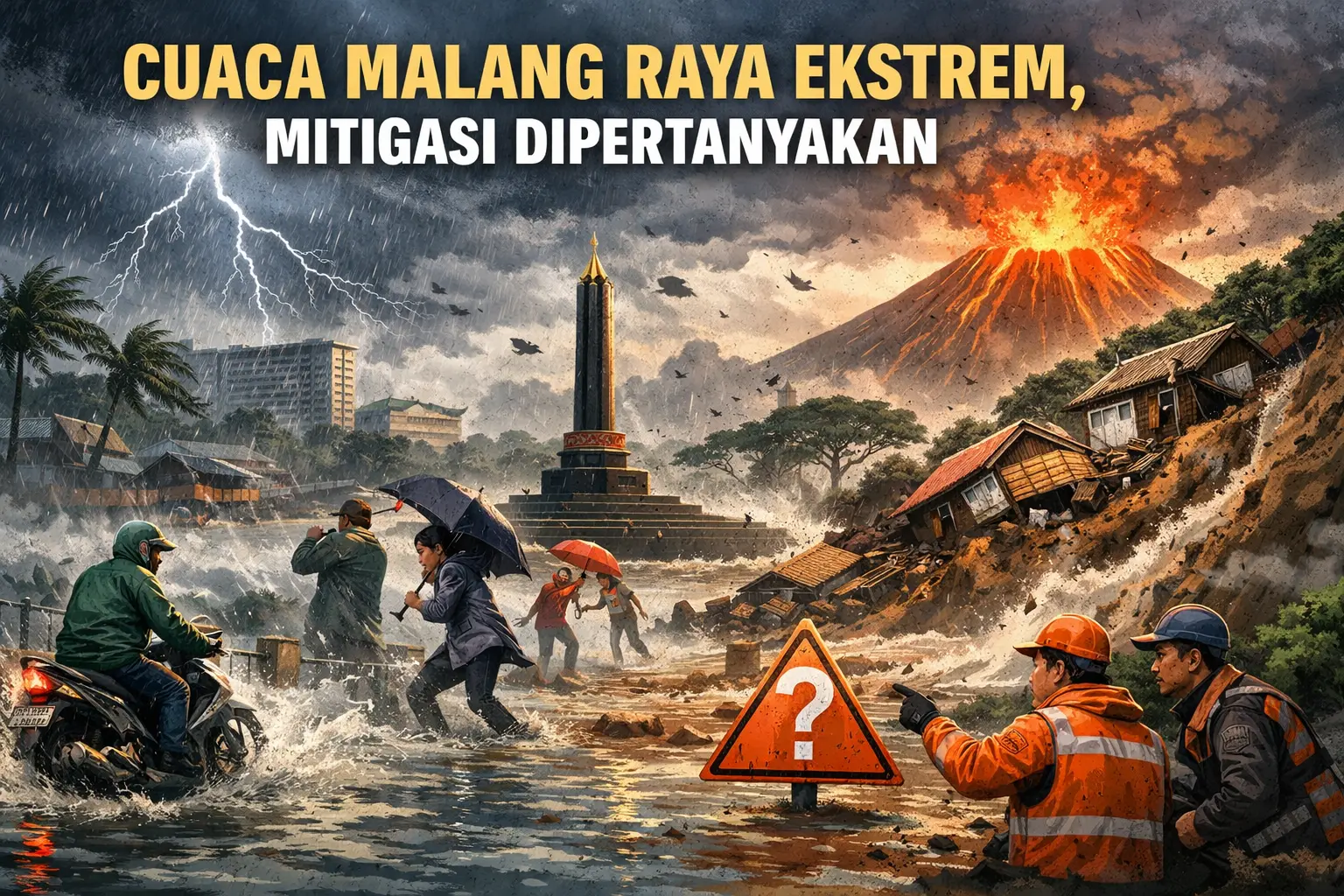 Cuaca Malang Raya Ekstrem, Mitigasi Dipertanyakan