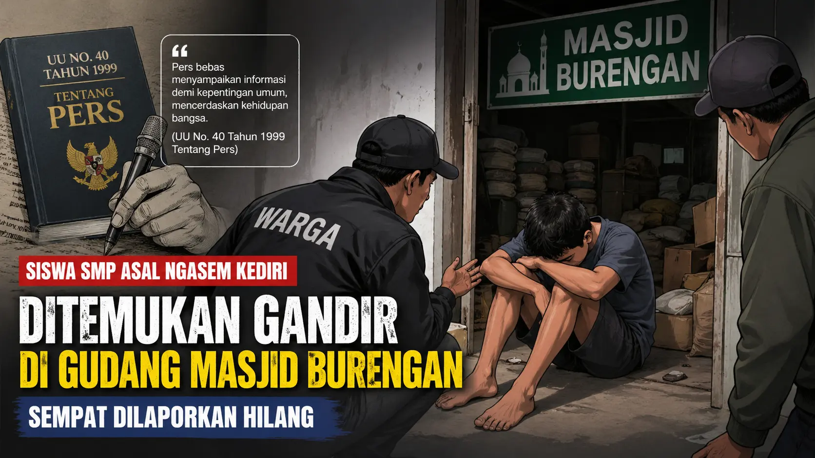 FOTO ILUSTRASI Pelajar SMP Tewas Gantung Diri di Gudang Masjid