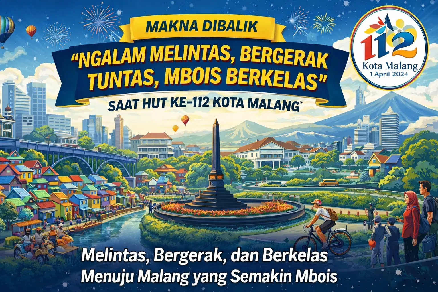 HUT 112 Malang, Tema Jadi Sorotan Kinerja Kota