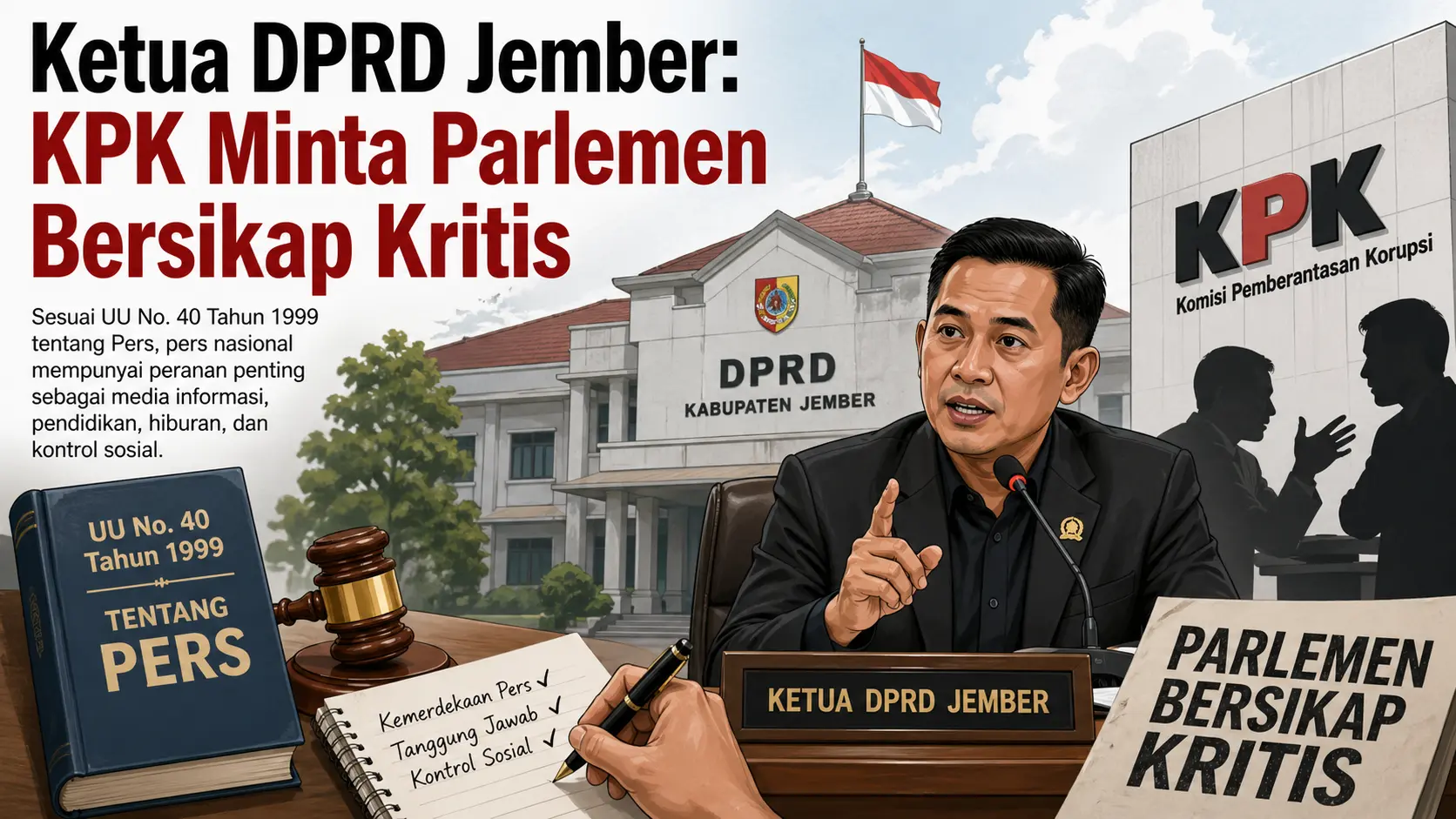 KPK Sorot DPRD, Diminta Lebih Kritis Awasi