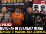Otak Pembunuhan Sencaki Ditangkap, Tiga Buron
