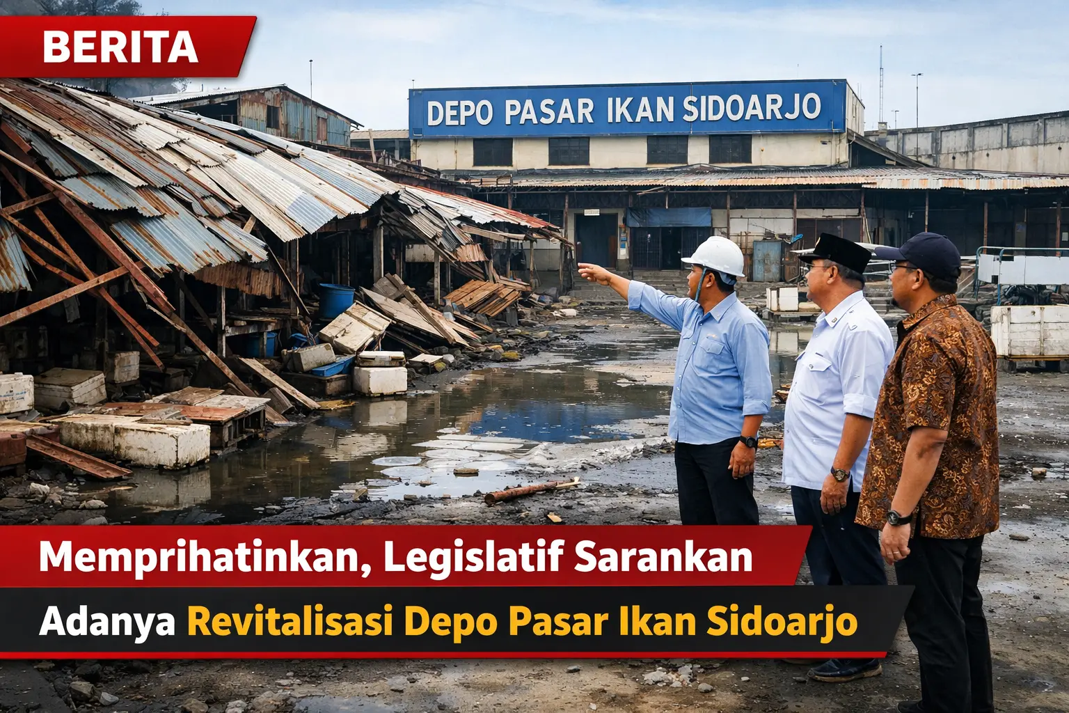 Foto ilustrasi berita: Pasar Ikan Sidoarjo Kumuh, DPRD Desak Revitalisasi