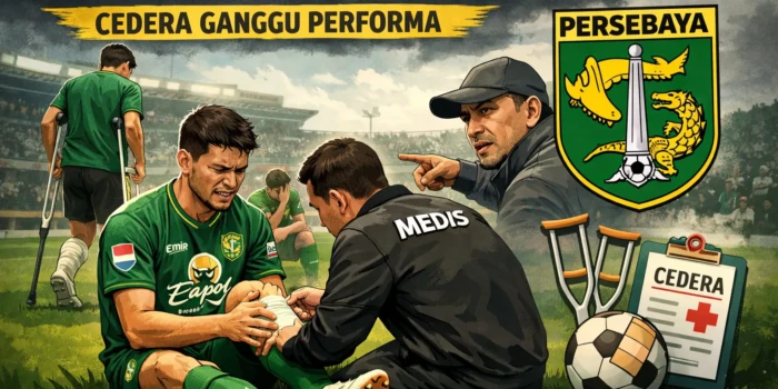Persebaya Krisis Pemain, Cedera Ganggu Performa