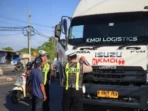 Polres Gresik Sikat Truk Bandel di Pantura