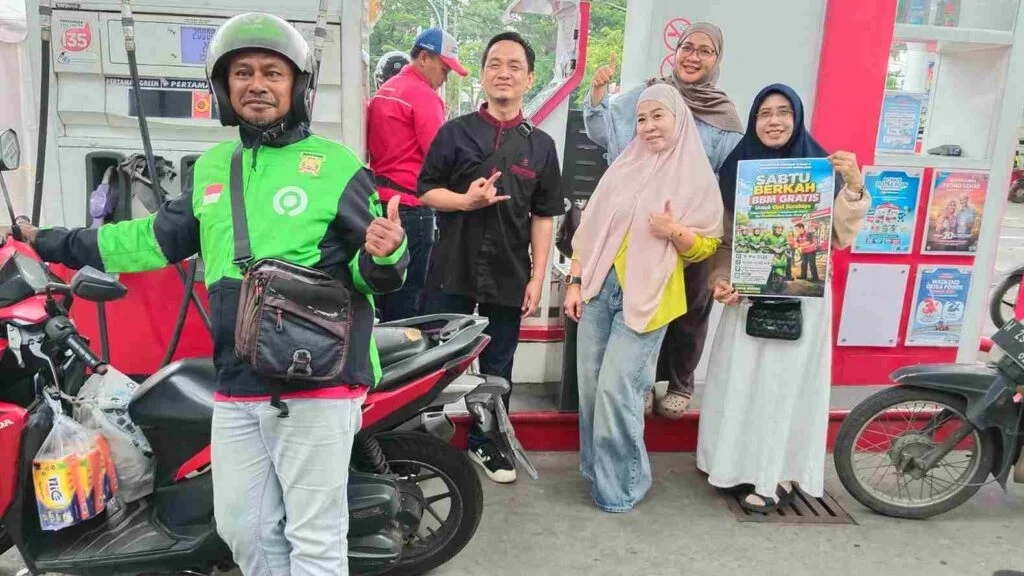 150 Ojol Surabaya Dapat BBM Gratis