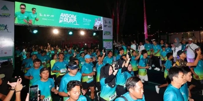 Ansor Banyuwangi Angkat Jejak Pendiri Lewat Fun Run