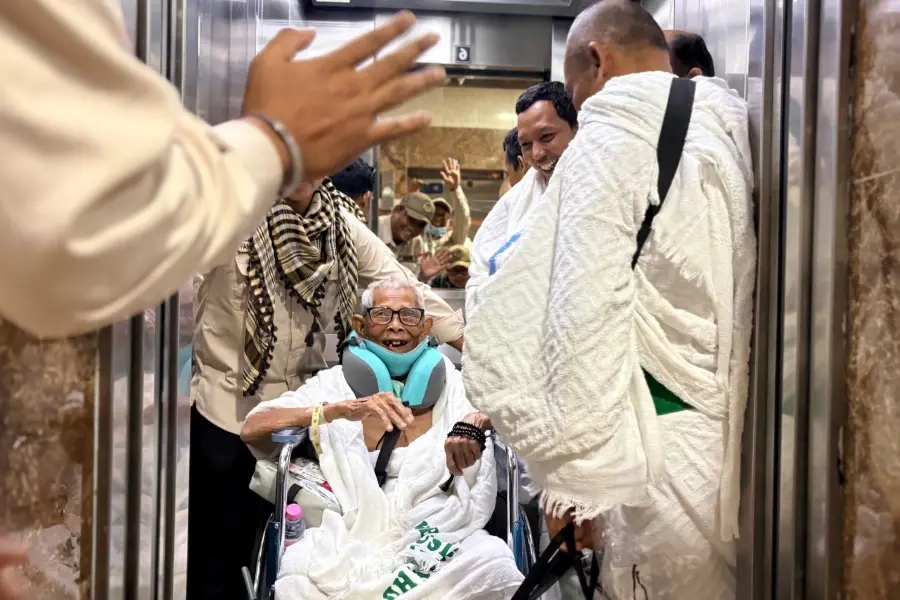 Mbah Haji 103 Tahun Tiba di Makkah
