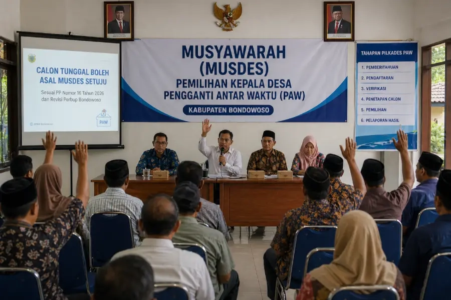 PAW Bondowoso Direvisi, Calon Tunggal Dilegalkan