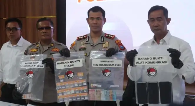 Polisi Bongkar Jaringan Sabu, 9 Pengedar Ditangkap