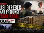 Polisi Bongkar Pabrik Petasan Ilegal