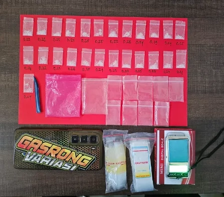 Polres Gresik Bongkar Jaringan Sabu Siap Edar