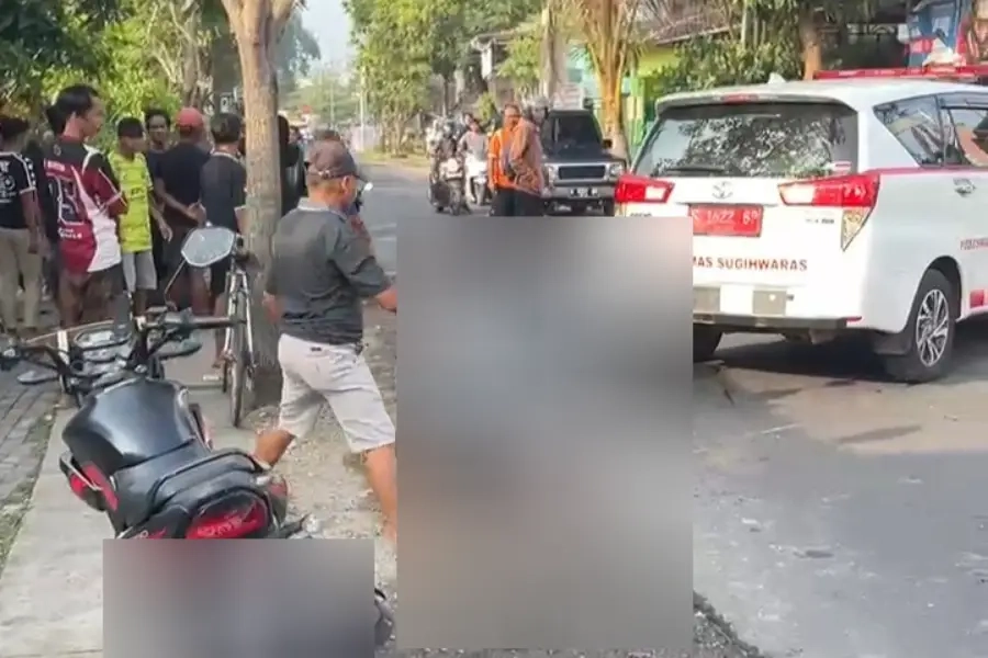 Tabrakan Vario dan Smash, Petani Tewas Seketika