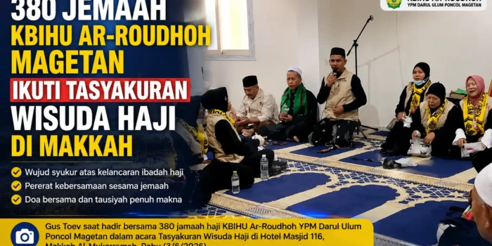 380 Jemaah Ar-Roudhoh Ikuti Wisuda Haji