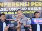 Empat Kasus Pencurian Terungkap, Polres Bondowoso Amankan Pelaku