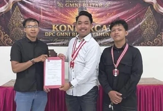 GMNI Blitar Tetapkan Adrian-Fico Pimpin DPC