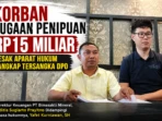 Korban Tagih Keseriusan Polisi Kejar Buronan Rp15 Miliar