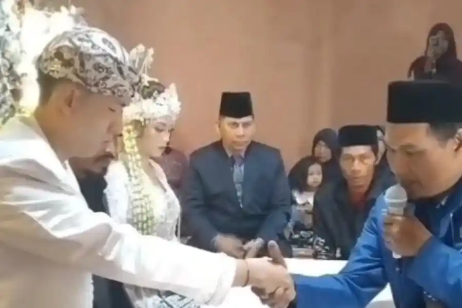 Mahar Rp580 Juta, Pernikahan WNA Taiwan Viral