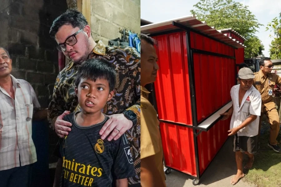 Mas Dhito Salurkan Bantuan Usaha untuk Mbah Mari